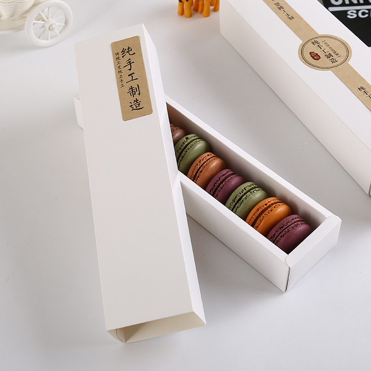 Colorful Gift Macaron Packaging Box Bulk 300gsm Cardboard
