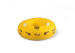 Chew Resistant Super Durable Dog Toys Squeaky Rubber Donut Dog Toy Clean