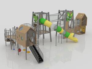 Wholesale Amusement Plastic Climbing Frames Weather Resistant Non Slip Commercial Park Playground Equipment from china suppliers