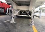 Cargo Utility Semi Trailer Truck Storage Boxes Normal Suspension In White