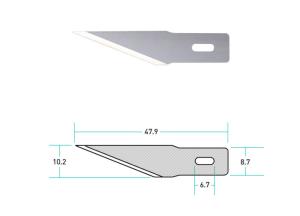 Wholesale SK5 Small Utility Knife Blades 0.01mm Art Engraving Carving from china suppliers