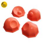 Sienna Fiberglass Rocks Climbing Hand Holds for Large Rock Climbing Walls and