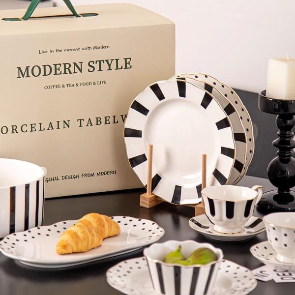 English Royal Bone Dinnerware Sets For 6 People Luxury And Sustainable European