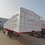 40FT Tri Axle Heavy Duty Box Cargo Truck Semi Box Trailer With Fence Full