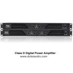 1U 2 channel Class D 300W 500W Professional Digital audio power amplifier