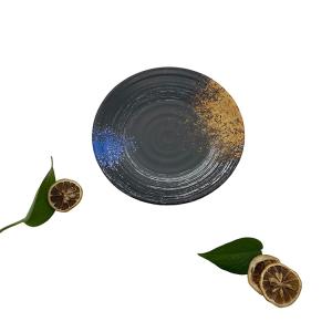 Wholesale Matte Black Restaurant Melamine Dinner Plates ​7'' Hot Pot Dinnerware from china suppliers