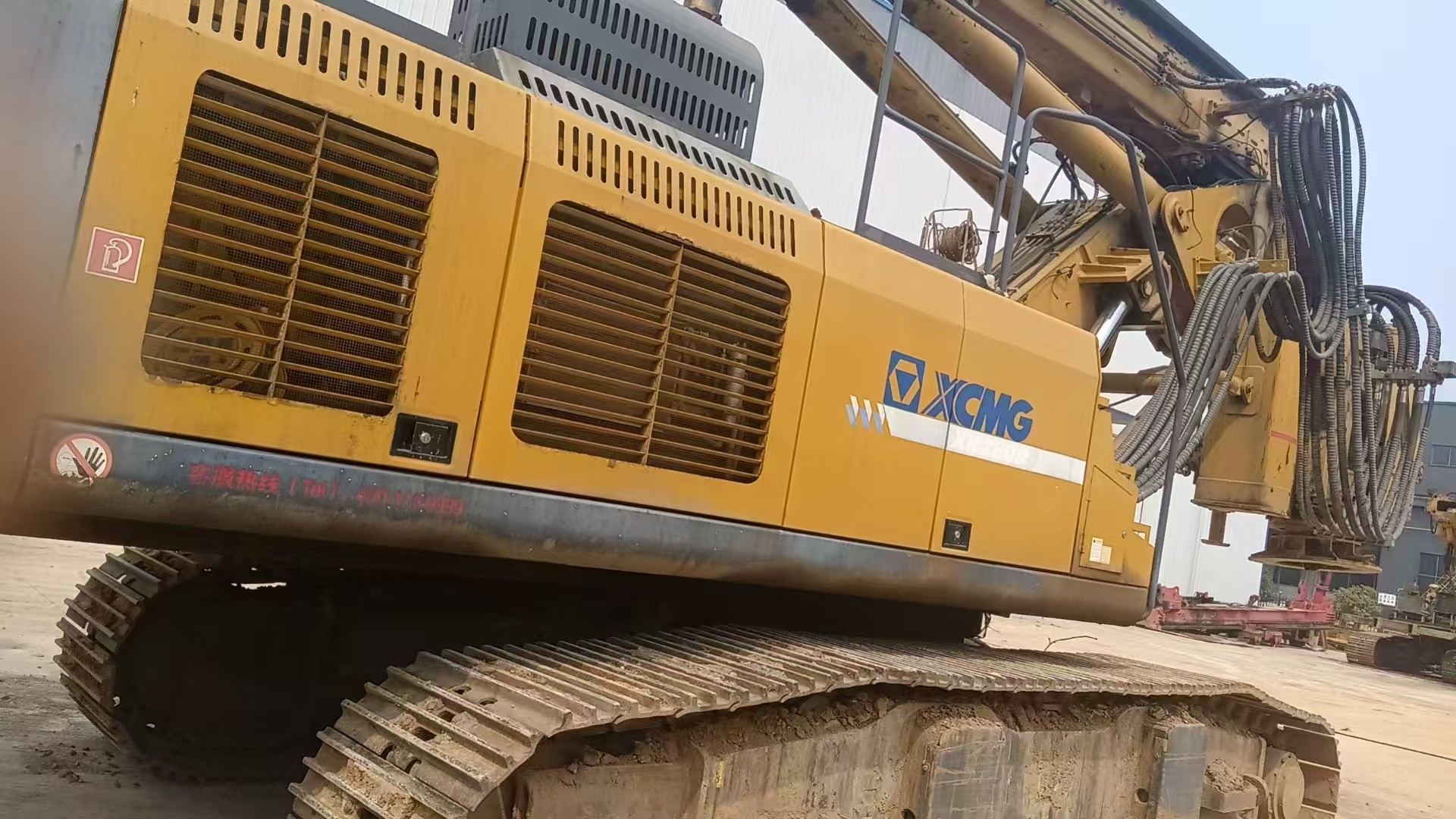 Foundation Construction XCMG 2019 Rotary Drilling Rigs with Maximum Output Torque 280kn. M and Mechanical Pile Driver