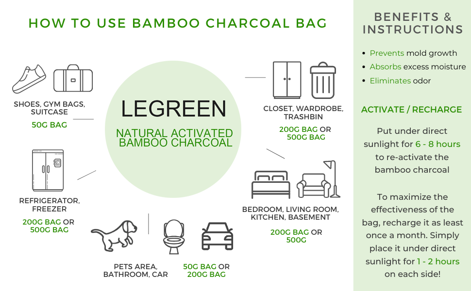 75g Bamboo Charcoal Air Purifying Bags Customized Shoe Deodorizer for Odor Absorption