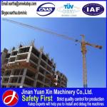 1~8t load 45m high QTZ6010 building tower crane
