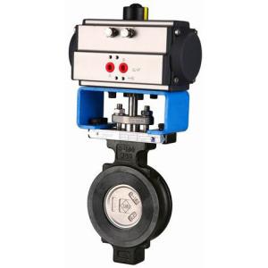 Wholesale Pneumatic Actuated Butterfly Valves from china suppliers