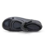 Soft Fabric BSCI Children'S Leather School Shoes With Embroidered Flowers