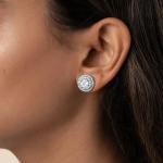 925 Sterling Silver Natural Stone Jewelry Hexagon Cut Blue Rainbow Moonstone