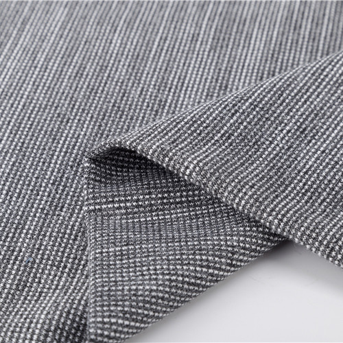 Comfortable Black Stripe Fabric Mercerized Cotton Skin Friendly Texture