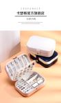 JEWELRY STORAGE BOX SINGLE-LAYER NECKLACE EARRINGS RING PU JEWELRY BOX AMAZON