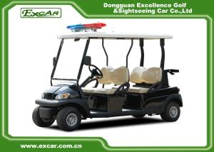 Wholesale 4 Seats ADC 48V 3.7KW Electric Patrol Car with caution light from china suppliers