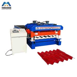 Wholesale Custom 13 - 22 Forming Station Metal Roof Tile Roll Forming Machine For Color Steel Tile from china suppliers