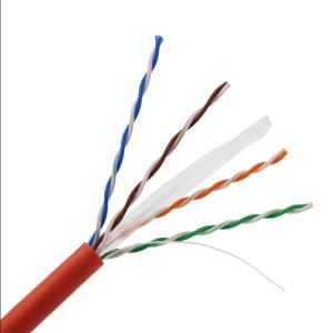 Wholesale Pure Copper CU CCA 2pr 4pr 0.55mm Indoor UTP Cat6 Cable from china suppliers