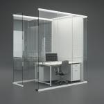 Modern Office Wall Full View Office Glass Partition Wall