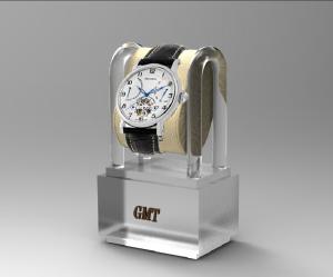 Wholesale Cool Designed Acrylic Single Watch Display Hi-Clear Perspex 80*80*135mm from china suppliers