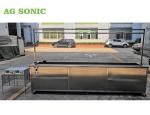 Mobile Ultrasonic Blind Cleaning Equipment Castor 10 Foot Long Curtain Washing