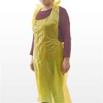 Waterproof Disposable PE Apron , Custom Color Plastic Throw Away Aprons
