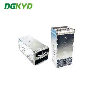 Wholesale Fiber Optic SFP Connector RJ45 2X2 Cage DGKYDSFP10732322F006057 from china suppliers