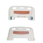Plastic White Hospital Bed Headboard For Medical Customized Color
