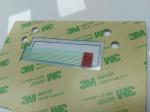 PET Overlay Flat Button Flexible Membrane Switch With 3M Adhesive