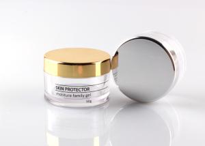 Wholesale Easy Carrying 50g Round Cosmetic Jar Cap Vacuum Metalizing Finshing from china suppliers