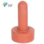 107x62mm Calf Feeding Rubber Nipple With Vent Hole Cross Opening For Calf