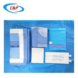 Wholesale SMS Disposable Surgical Laparoscopy Pelviscopy Pack Drape Towel EO Sterilized from china suppliers