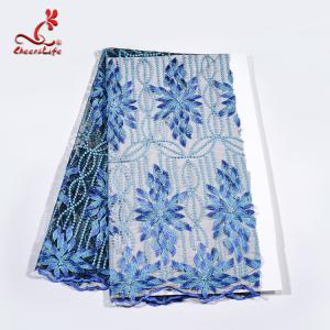 Wholesale Beautiful Colors French Floral Embroidered Lace For Evening Dresses from china suppliers