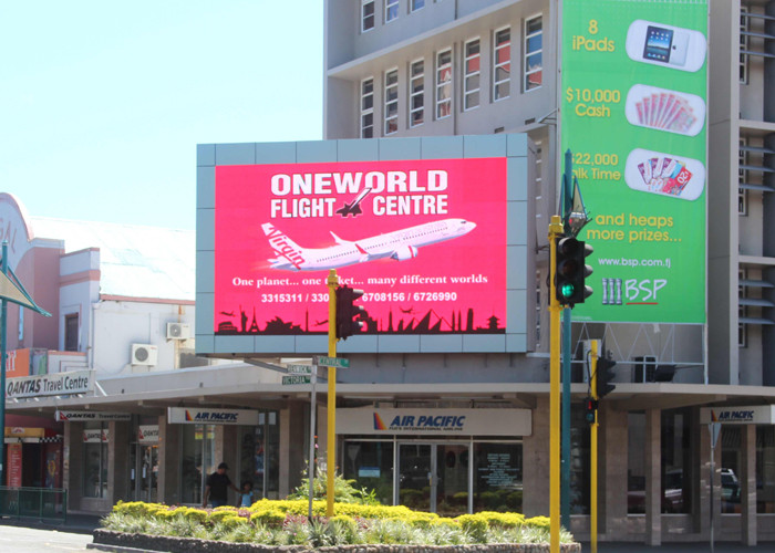 SMD3535 Outdoor P10 Full Color Waterproof Rental LED Display Screen, Cabinet Size: 640x640mm