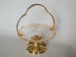 Sun flower shape candy bowl w/classic stand & elegant (2)