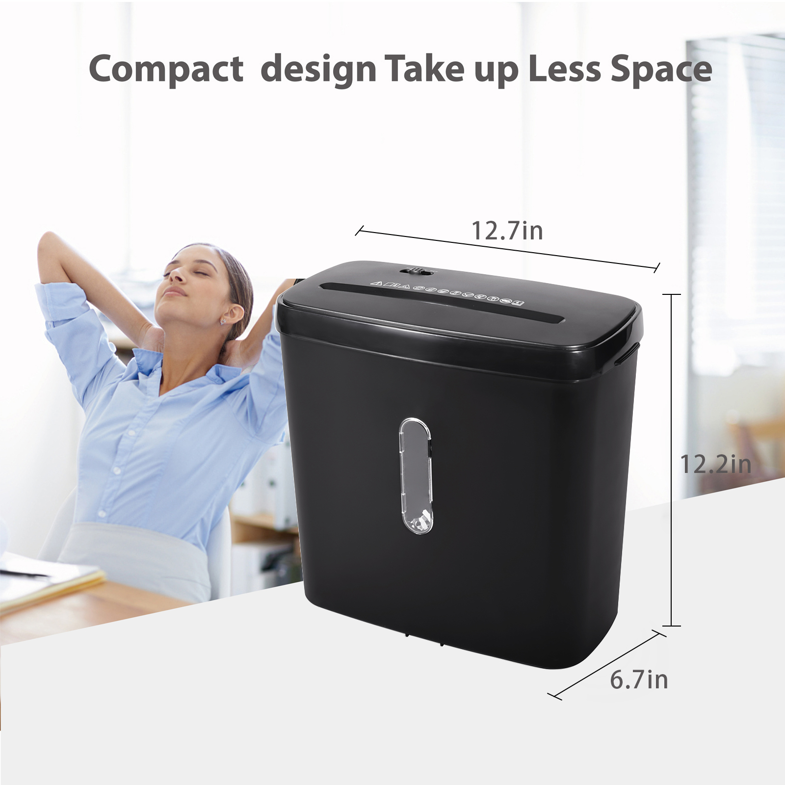 credit card Paper Shredding small and cross-Cut Type shredder machine C502P