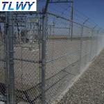 BWG18-BWG7 Colored Chain Link Fencing Panels 1x50m 1.2x50m