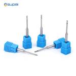 2 Flutes Micro Tungsten Carbide End Mill Long Neck Ball Nose For Milling Tiny