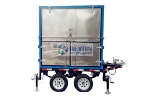 Wholesale Double Axle Four Car Wheels Mobile Transformer Oil Purifier 6000 Liters / Hour from china suppliers