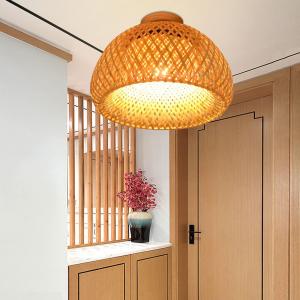 Wholesale Minimalism Bamboo shade home decoration ceiling lights Farmhouse Light(WH-WA-38) from china suppliers