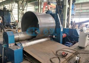 Wholesale 60mm Plate Bending Rolling Machine Three Rolls PLC For Shipbuilding Boiler from china suppliers