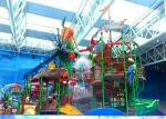 Anti UV Aqua Playground Children Water Play Slide For Hotel
