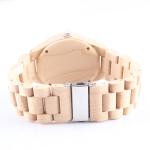 Dial Japan Movement Wooden Quartz Watch , Original Wood Grain Watches For Gift