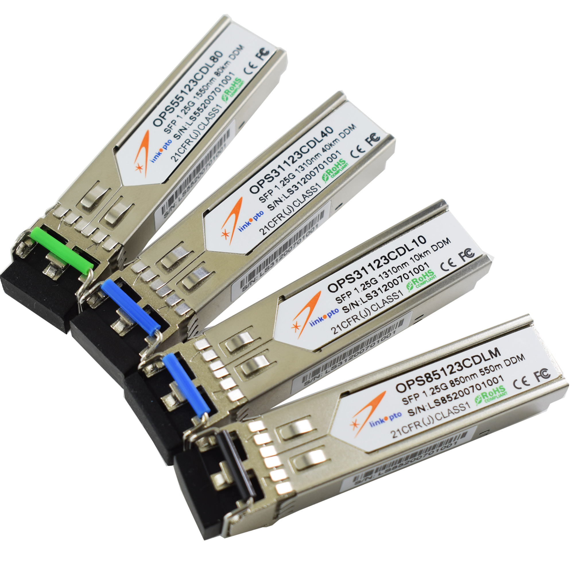 80KM Transmission 2.5Gbps Ethernet SFP Module With Single Power Supply