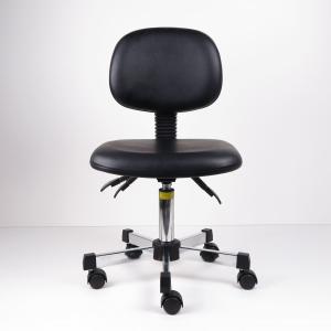 Wholesale Black PU Leather Medical / Hospital Ergonomic Lab Chairs With Three Level Adjustments from china suppliers