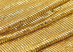 Wholesale Golden Flat 2.5m Decorative Steel Mesh Metal Sequin from china suppliers