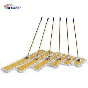 Wholesale 125cm Cotton Floor Mop Aluminum Handle Full Size 4 Ply Cotton Yarn Wet Mop from china suppliers
