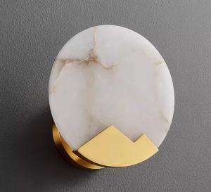 Wholesale Luxury Alabaster Bedroom Bedside Wall Lamp Creative Staircase Aisle Art Decoration Background LED Wall Light from china suppliers
