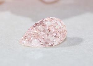 Wholesale Fancy Pink Lab Grown Colored Diamonds CVD Pear Modified 2+ct IGI Certificate from china suppliers