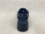 TPR Womens Silver Platform Sandals With Thick Soled And Cover Head