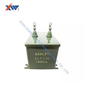 Wholesale MKP High Voltage Film Capacitor Sealed Structure , 1600VDC 2 Uf Capacitor from china suppliers